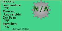 Arizona Paths Weather Button